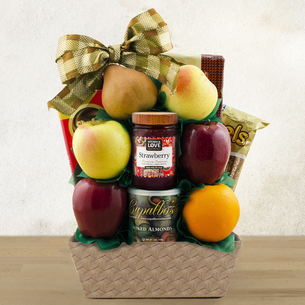 Capalbos Tel Aviv Fruit and Kosher Food Gift Basket